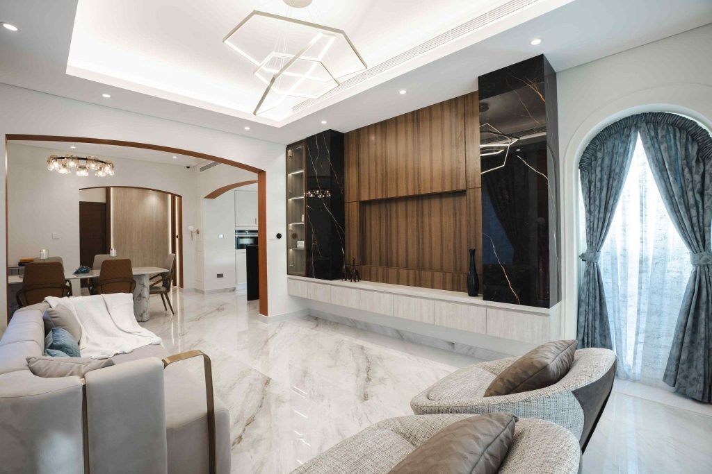 home interior design kitchen in Dubai